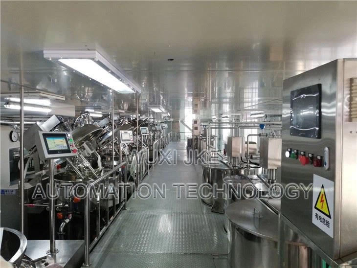 Salad Vacuum Homogenizer Mixer Machine