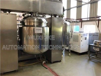 Machine voor het maken van cosmetische lotions